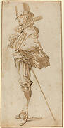 Standing Cavalier Wearing a Sword