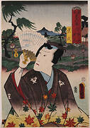 The Wintry Blast; Clear Weather After a Storm; The Actor Ichikawa Danjuro VIII as Ashikaga Mitsuuji