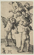 Three Putti with Trumpets