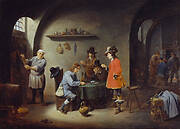 Teniers Gambling Scene at an Inn