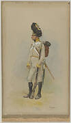 A Standing Grenadier of the Municipal Guard