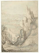 Mountainous Landscape with Steep Cliffs