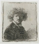 Self-portrait with Curly Hair