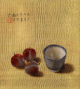 Tea Bowl and Fruits