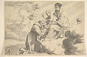 St. Francis of Assisi Adoring the Christ Child on the Virgin's Lap