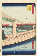 One Hundred Famous Views of Edo “Distant View of Kinryuzan Temple and Azumabashi Bridge”