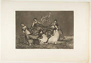 Plate 1 from the 'Disparates': Feminine folly.