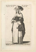 Mulier primaria Antuerpiensis, in ornatus domestica (Gentlewoman of Antwerp in domestic adornment)