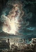 The eruption of Vesuvius