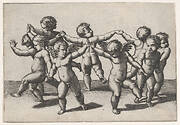 Putti dancing in a circle