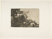 Plate 17 from 'The Disasters of War' (Los Desastres de la Guerra): 'They do not agree.' (No se convienen.)