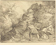 Allegory of the Peasant and Fortune (Le paysan et la fortune: Sujet allegorique)