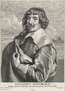 Portret van de schilder Gerard van Honthorst