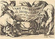 Frontispiece for "Varie Figure Gobbi" ("Various Hunchback Figures")