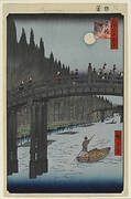 Bamboo Yards, Kyobashi Bridge, No. 76 from One Hundred Famous Views of Edo