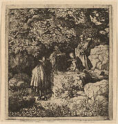 Four Figures under a Tree