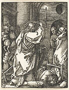 Christ Expelling the Money Lenders, from The Small Passion