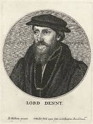 Portret van Sir Anthony Denny