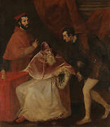 Portrait of Pope Paul III with His Grandsons