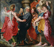 The Flight of Lot and His Family from Sodom (after Rubens)