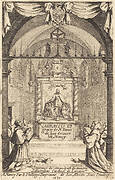 Frontispiece for the Miracles and Graces of Our Lady of "Bon-Secours-les-Nancy"