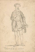 Figure Costume Study of Edward VI in 1550