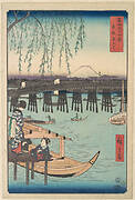 富士三十六景  東都両ごく|Toto, Ryogoku, from the series Thirty-six Views of Mount Fuji (Fugaku sanjūrokkei)