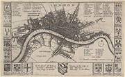 Map of London, before the Fire of 1666