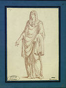 Roman in bridal gown (2 drawings)