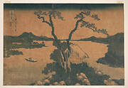 冨嶽三十六景　信州諏訪湖|Lake Suwa in Shinano Province (Shinshū Suwako), from the series Thirty-six Views of Mount Fuji (Fugaku sanjūrokkei)