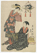 Actor Iwai Hanshiro V with a Courtesan