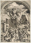 The Birth of the Virgin, from The Life of the Virgin