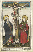 Christ on the Cross with the Virgin and Saint John