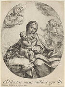 Virgin and Child on a Cloud