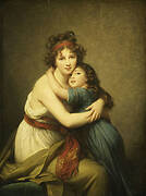 Self-Portrait with Her Daughter, Julie (1780-1819)