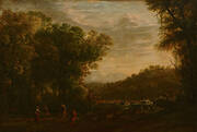 Wooded Landscape with Shepherds