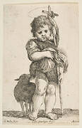 The Infant St. John the Baptist Holding up His Robe