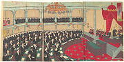 帝国議会貴族院之図|Illustration of The Imperial Assembly of the House of Peers (Teikoku gikai kizokuin no zu)