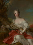 Portrait of Madame Bonnier de la Mosson as Diana (Constance-Gabrielle-Magdeleine du Monciel de Lauraille)