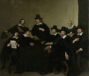 Portrait of the Regents of the Nieuwezijds Institute for the Outdoor Relief of the Poor, Amsterdam, c. 1650