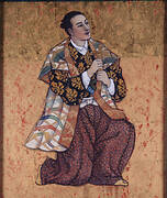 Study for "Ukon Takayama", Wall Painting in Tamatsukuri Cathedral, Osaka