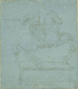 A design for an equestrian monument