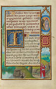 Border with Zechariah's Vision of the High Priest and the Devil