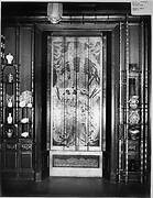 Detail of south wall of the Peacock Room, 1908, Detroit. Photographed by George