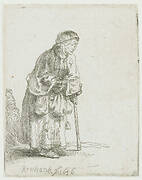 Beggar Woman, Leaning on a Stick