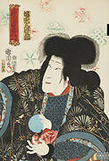 The Actor Bandō Mitsugorō 坂東三津五郎 as the Evil Omatsu鬼神於松 (Kijin Omatsu)