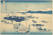 冨嶽三十六景　武陽佃島|Tsukudajima in Musashi Province (Buyō Tsukudajima), from the series Thirty-six Views of Mount Fuji (Fugaku sanjūrokkei)