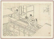 Preparatory drawing for a print in the series Hyakunin isshu uba ge etoki: Taikenmon'in no Horikawa