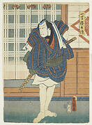 Kabuki actor (one of a diptych with F1978.69)