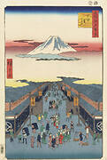 One Hundred Famous Views of Edo “Suruga-cho”